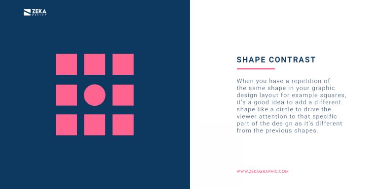 How To Use Contrast in Graphic Design - Zeka Design