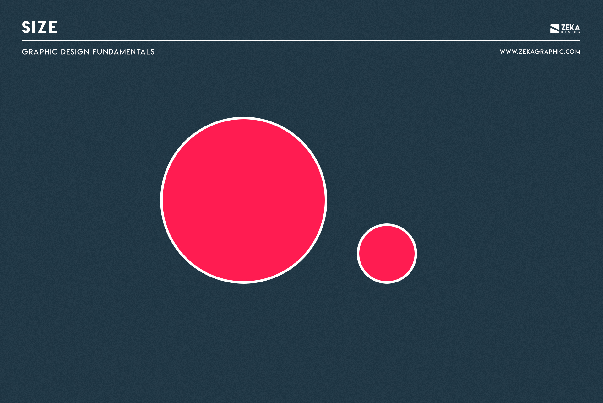 Size Graphic Design Fundamental Elements