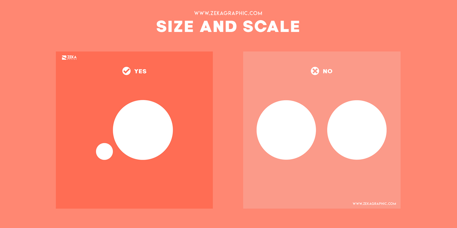Size and Scale Visual Hierarchy Principles in Graphic Design