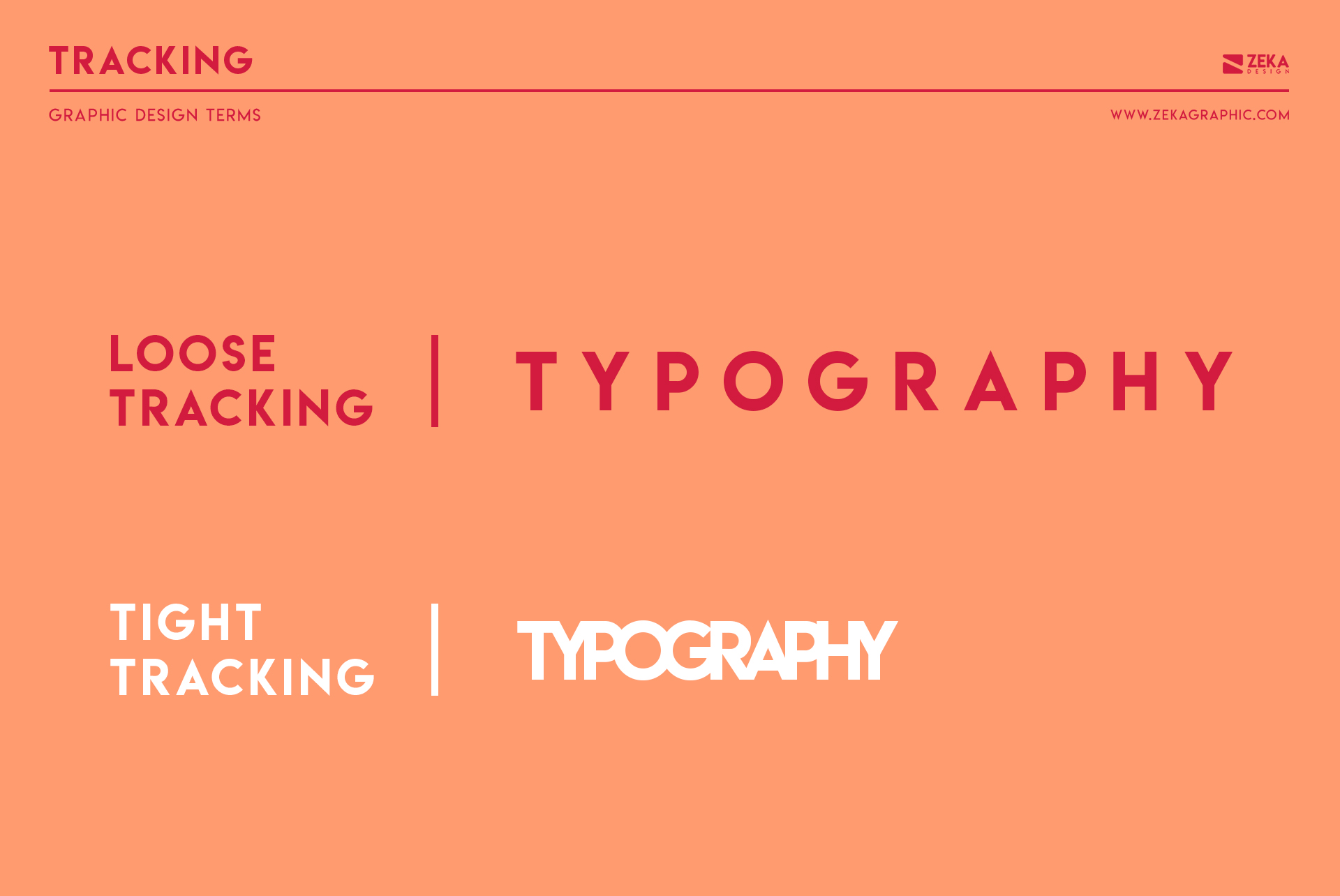 Tracking Typography Graphic Design Terms