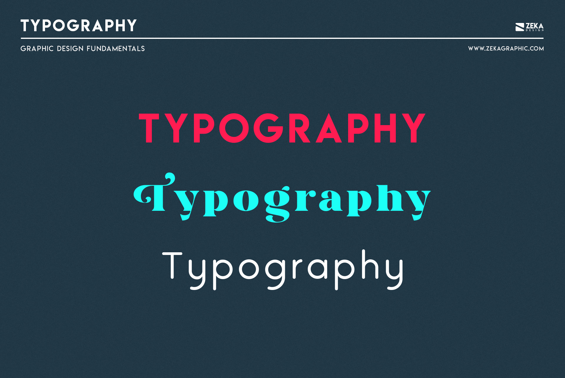 Typography Graphic Design Fundamental Elements