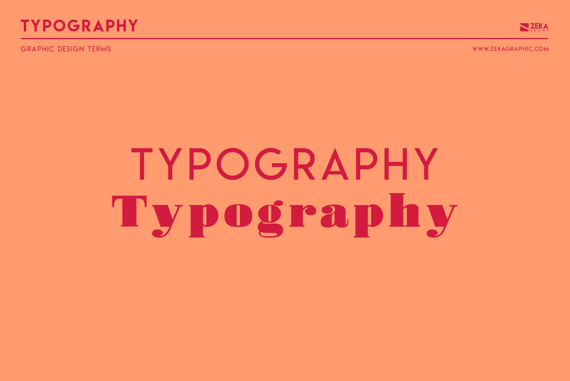 Typography Graphic Design Terms
