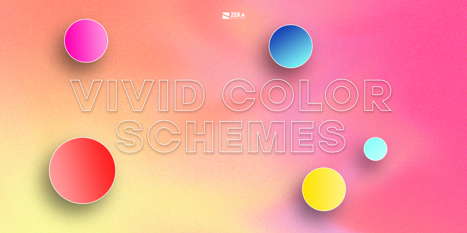 Vivid Color Schemes UI UX Design Trend 2021