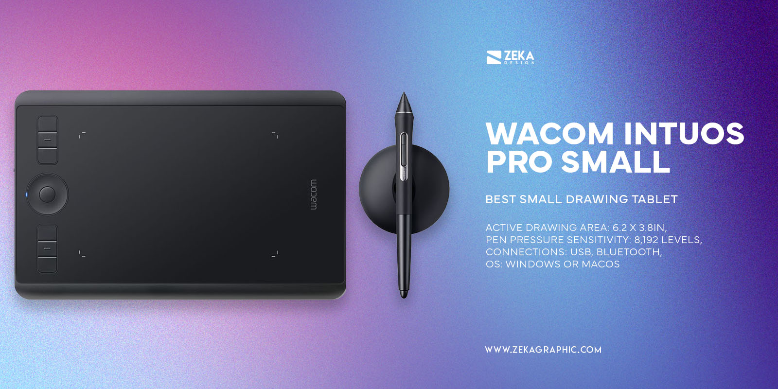 Wacom Intuos Pro Small Best Small Drawing Tablet