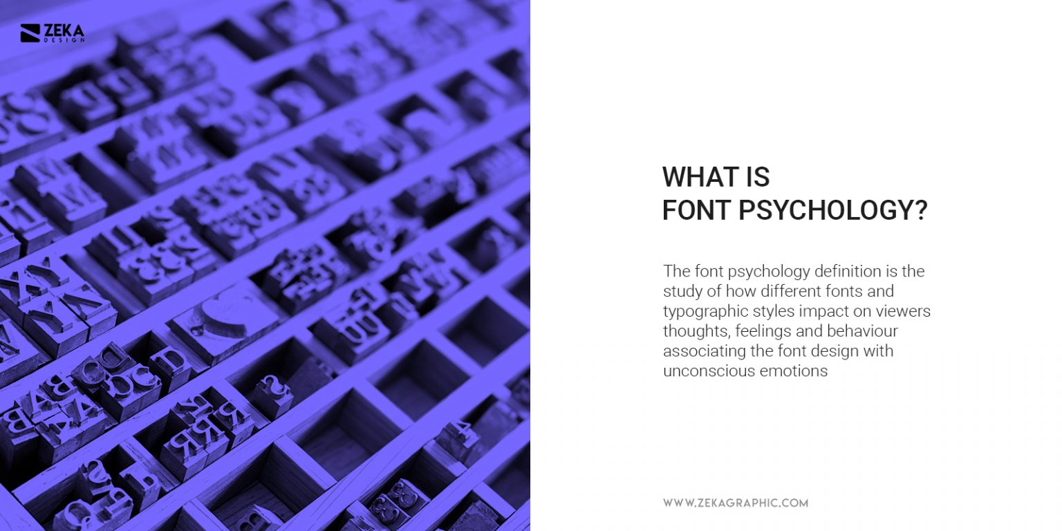 Font Meaning In Text Font Psychology in Graphic Design - Zeka Design