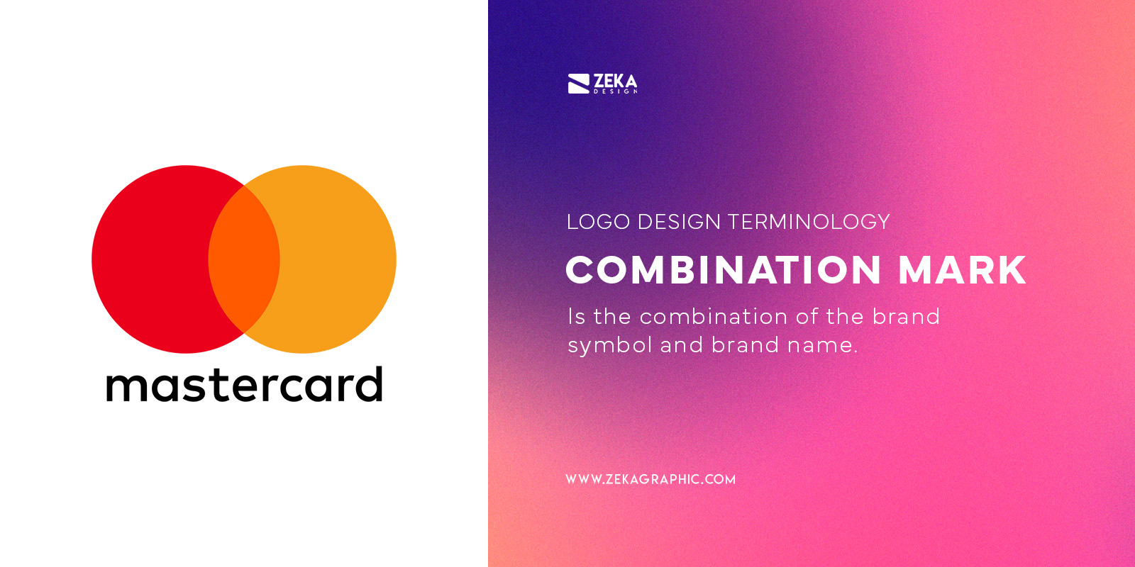 What is a Combination Mark Graphic Design Terminology