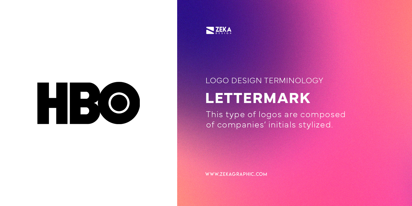 What is a Lettermark Graphic Design Terminology