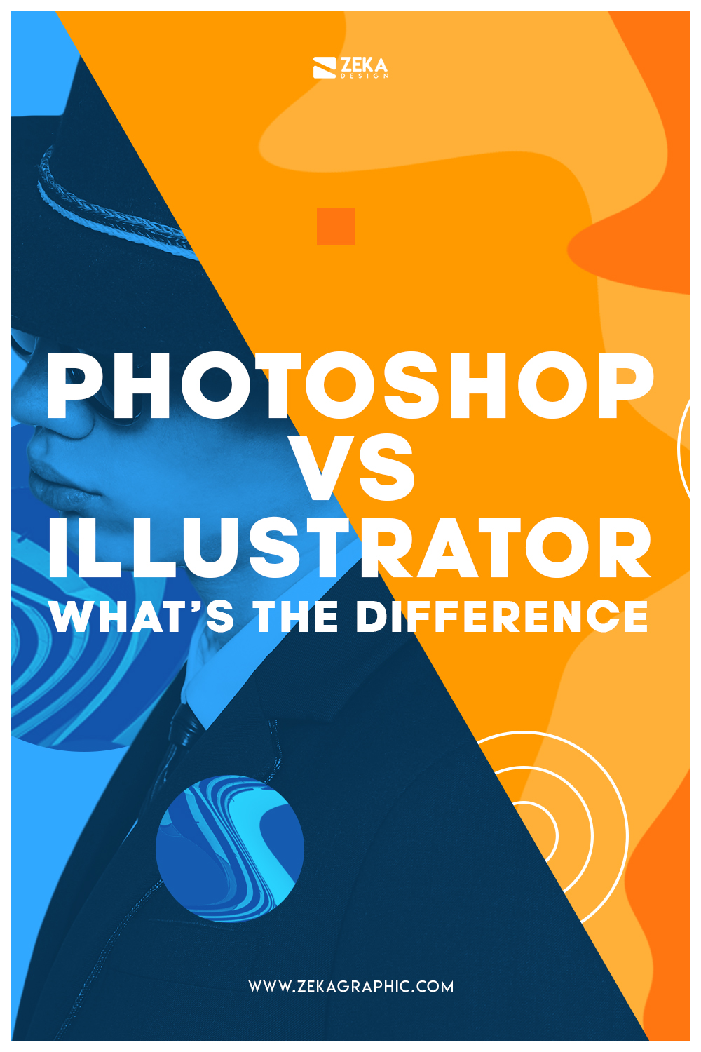What is the difference between illustrator and photoshop