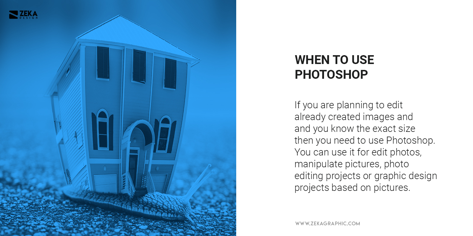 When To Use Photoshop in graphic design