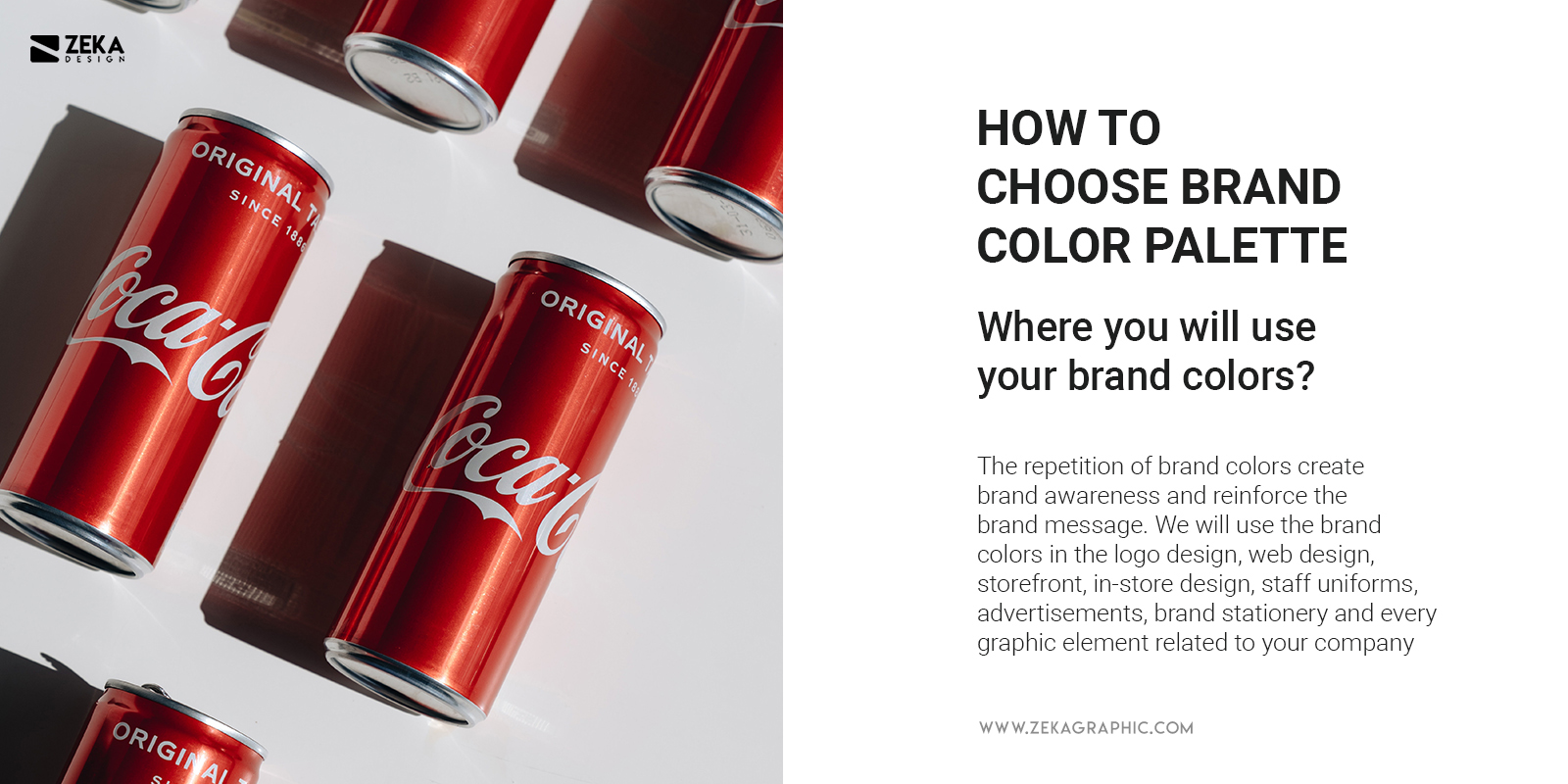 Where Use Brand Colors Graphic Design Guide 2