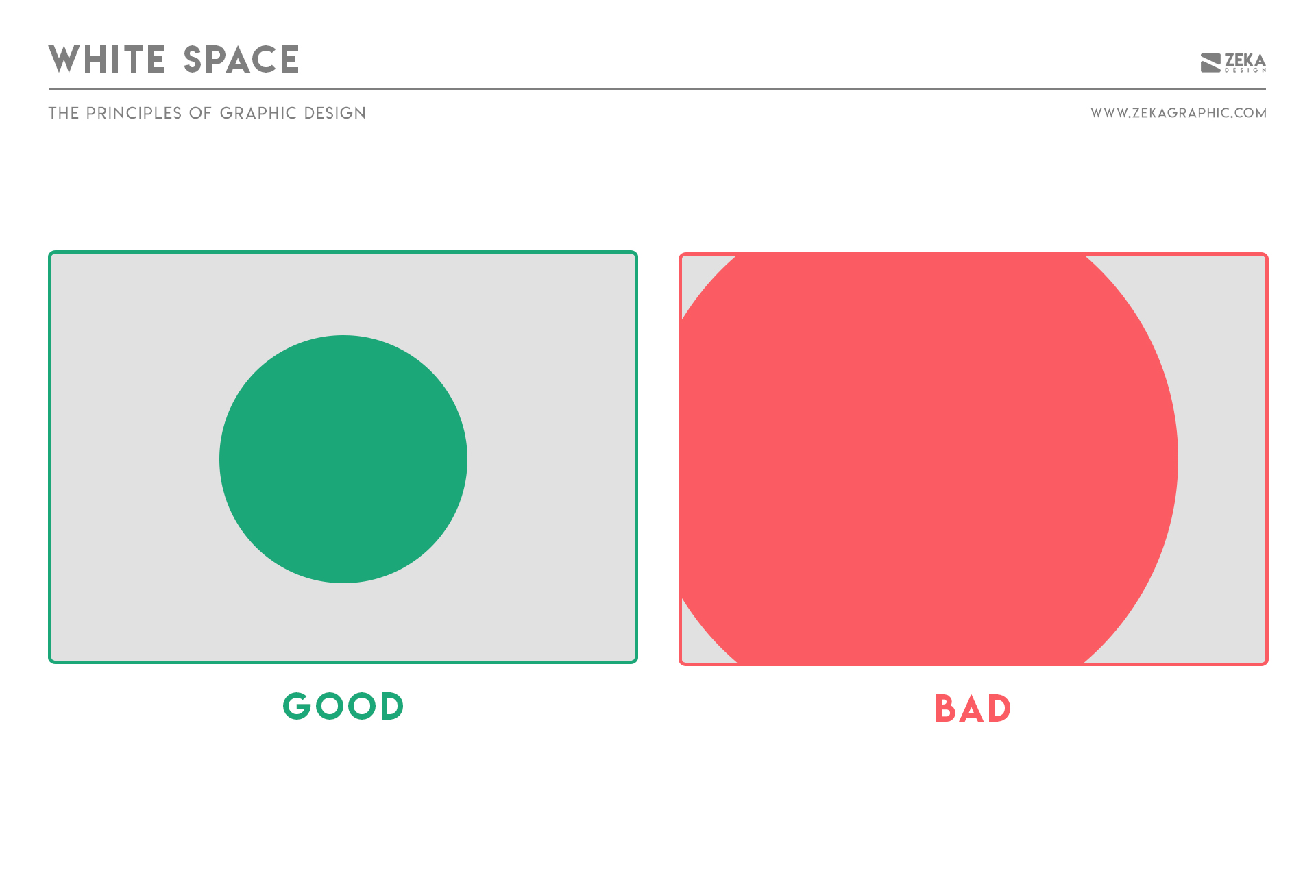 White Space Principle in Graphic Design