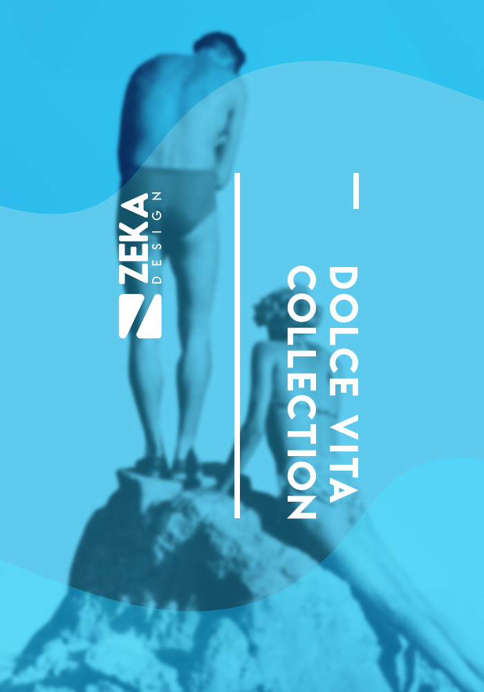 Dolce Vita Minimalist Poster Graphic Design Series by Zeka Design