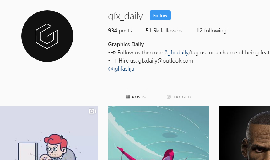 Best Instagram Accounts to Follow on Instagram For Inspiration gfx_daily