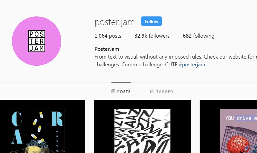 Best Instagram Accounts to Follow on Instagram For Inspiration poster jam