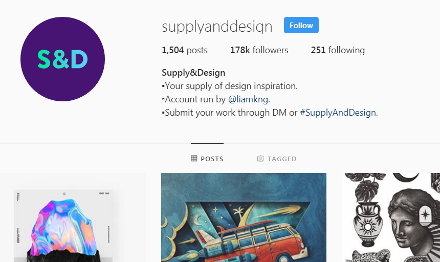 Best Instagram Accounts to Follow on Instagram For Inspiration supplyanddesign