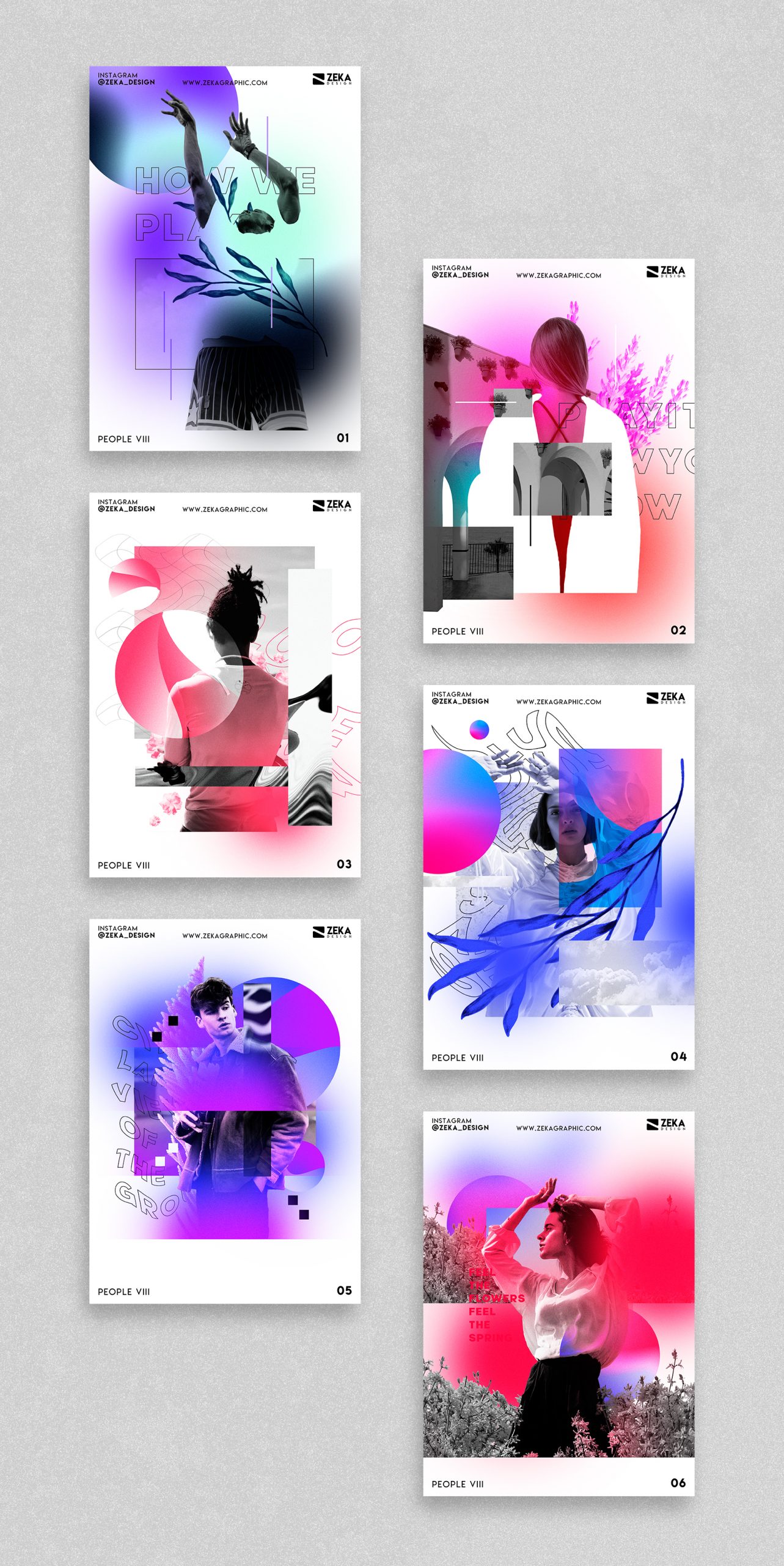 2021 People VIII Poster Design Inspiration by Zeka Design