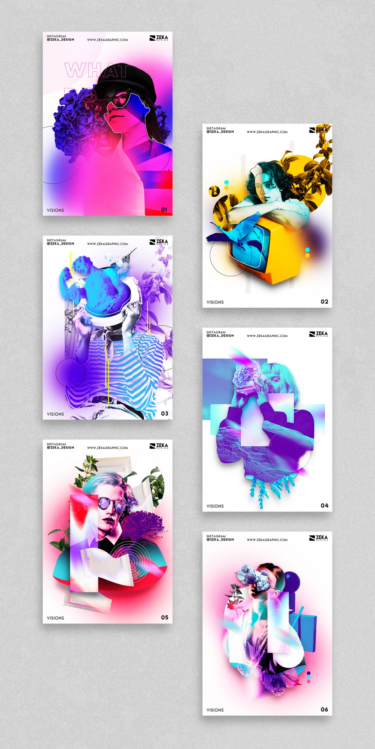 2021 Visions Poster Design Inspiration by Zeka Design