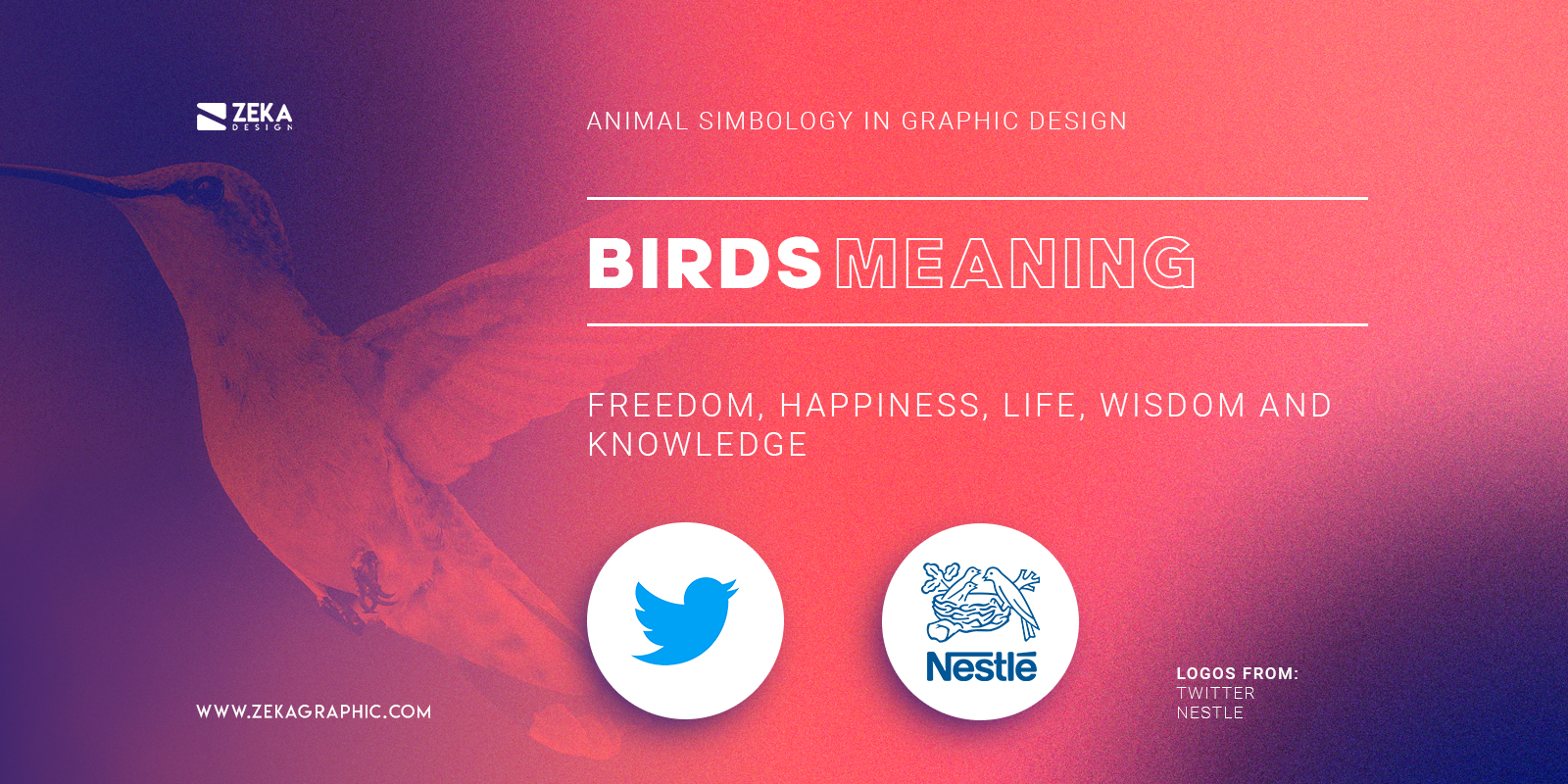 Famous Birds Logos Meaning In Graphic Design Animal Symbology