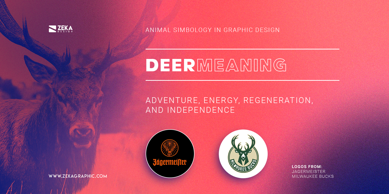 Famous Deer Logos Meaning In Graphic Design Animal Symbology