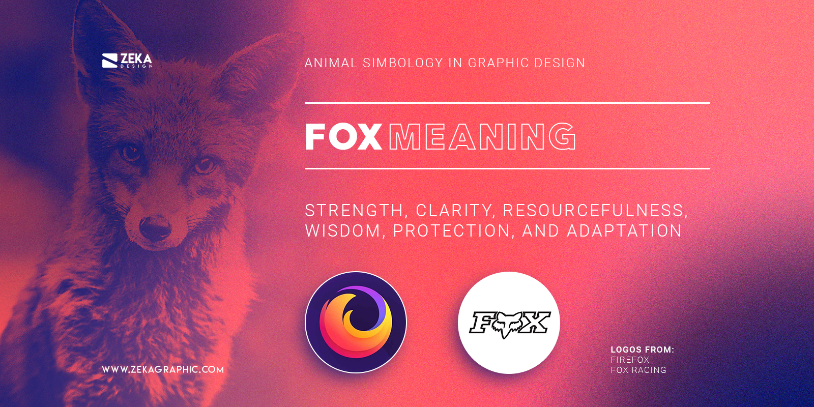 Famous Fox Logos Meaning In Graphic Design Animal Symbology