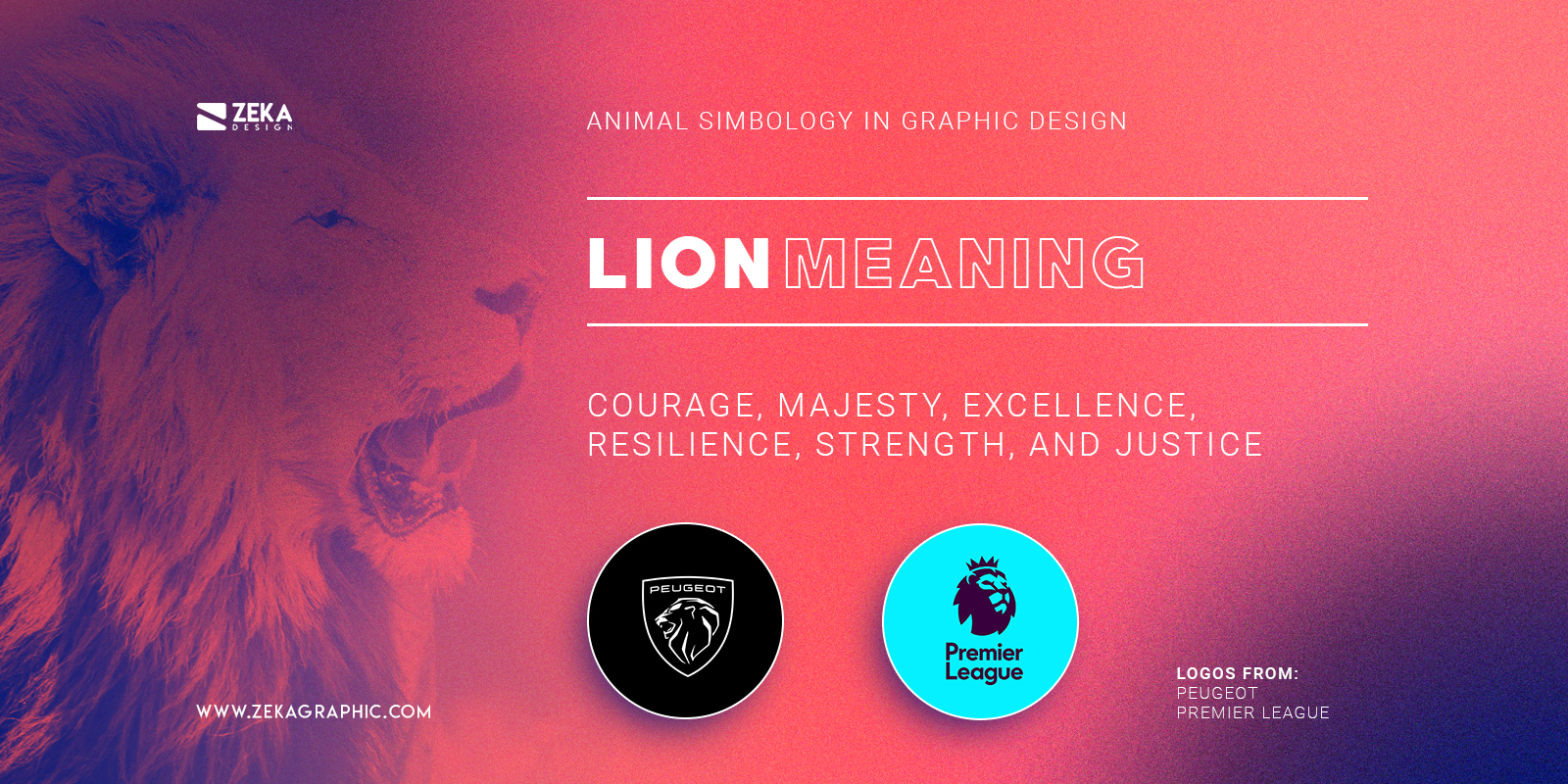 Famous Lion Logos Meaning In Graphic Design Animal Symbology