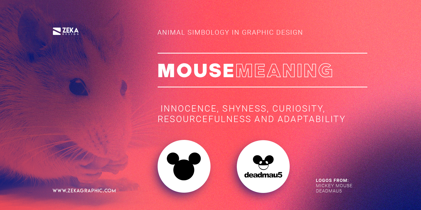 Famous Mouse Logos Meaning In Graphic Design Animal Symbology