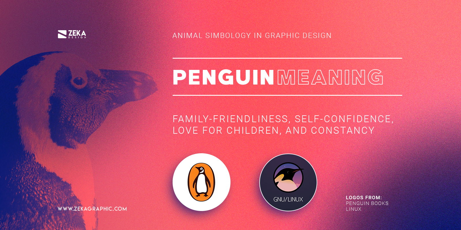 Famous Penguin Logos Meaning In Graphic Design Animal Symbology