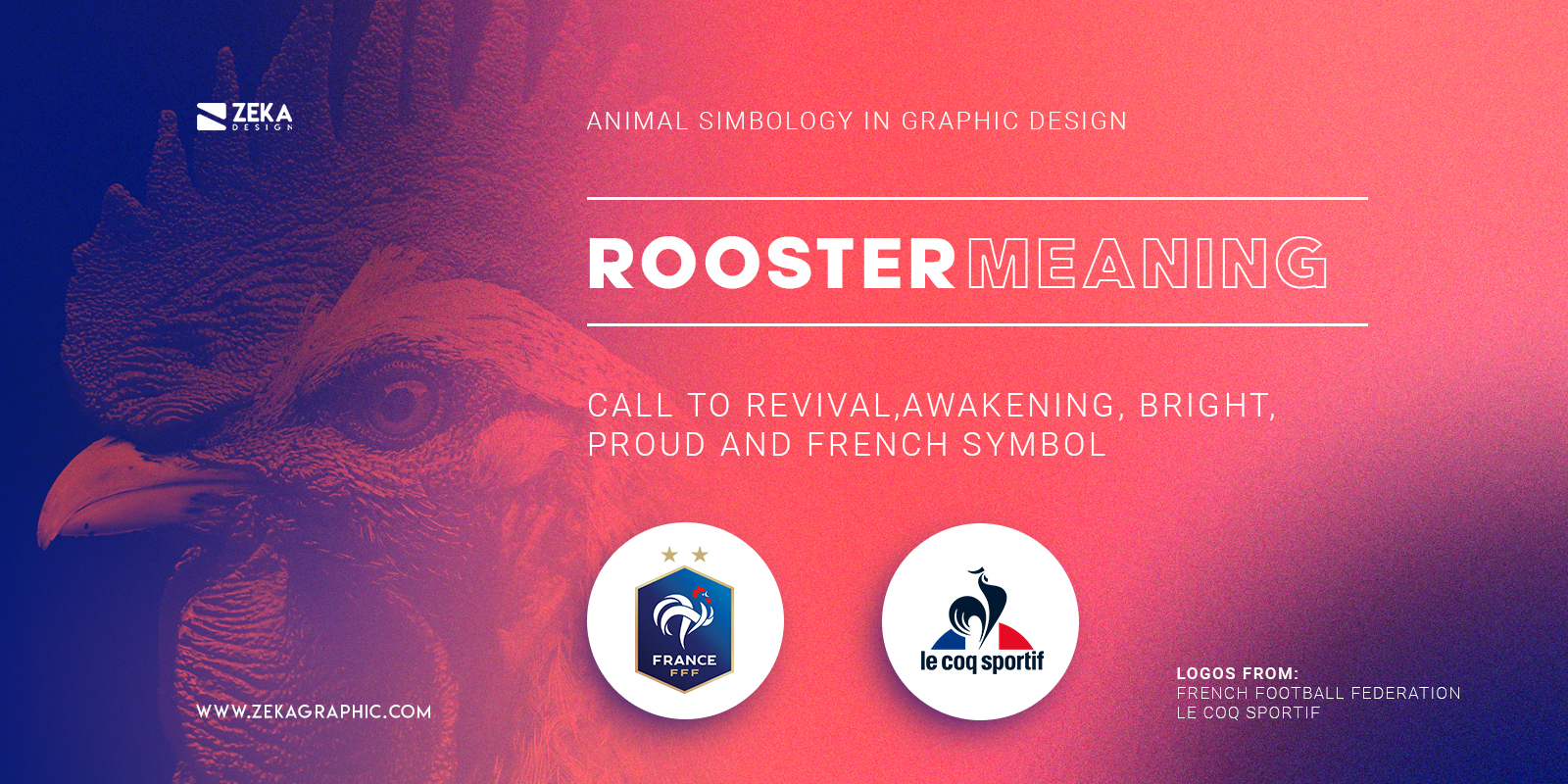 Famous Rooster Logos Meaning In Graphic Design Animal Symbology