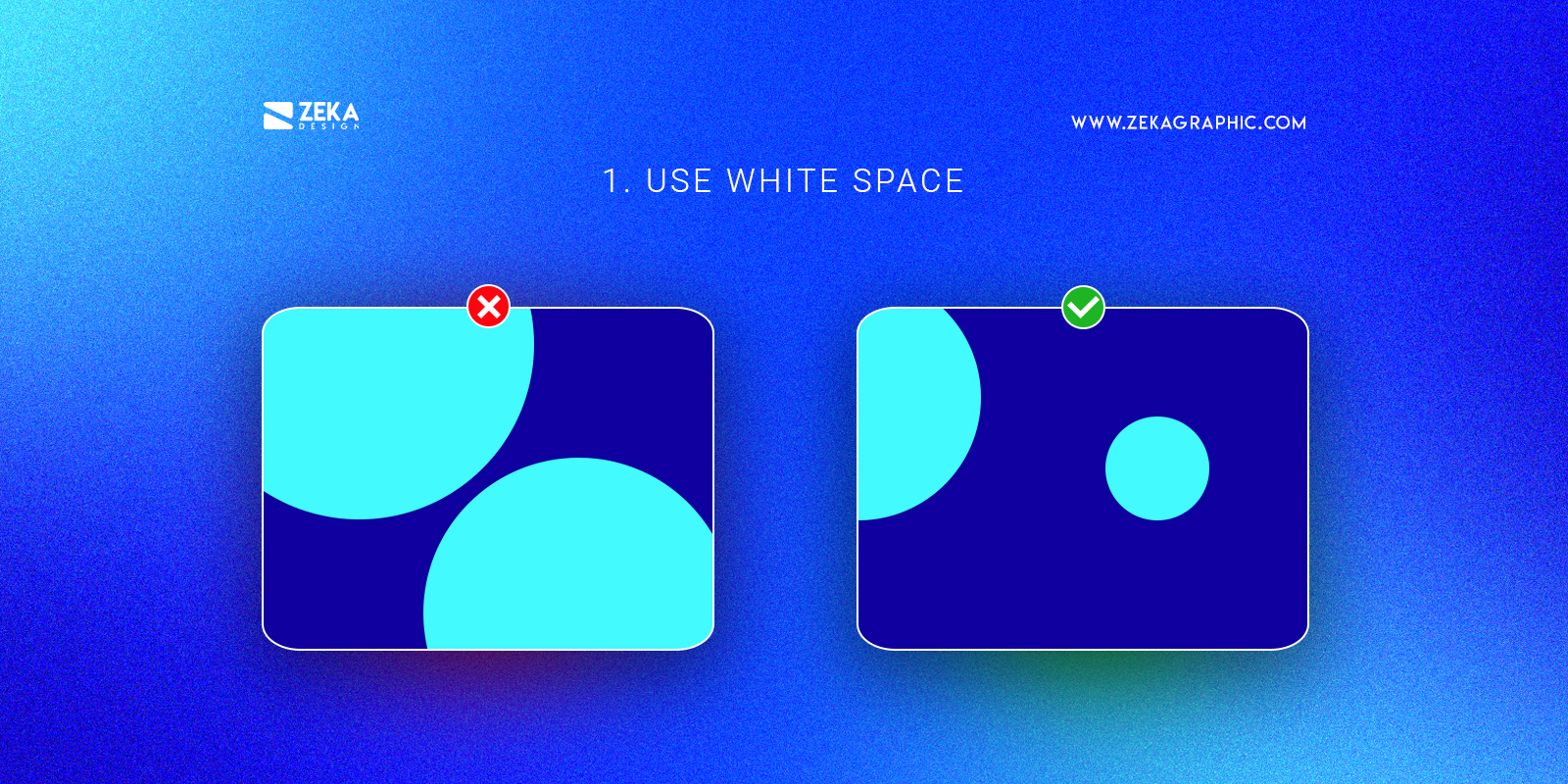 Use White Space Pro Graphic Design Tip