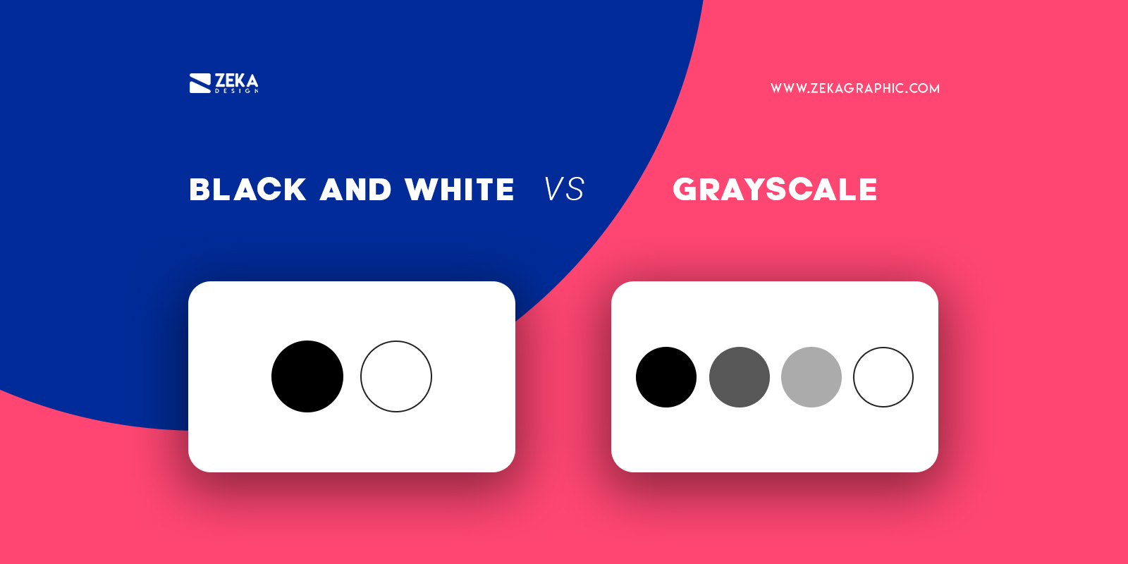 Black and whtie vs grayscale graphic design terms explained