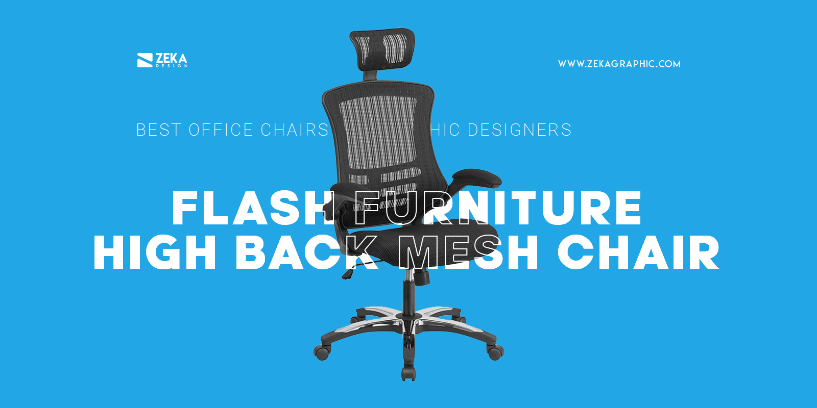 Flash Furniture High Back Mesh Chair For Graphic Designers