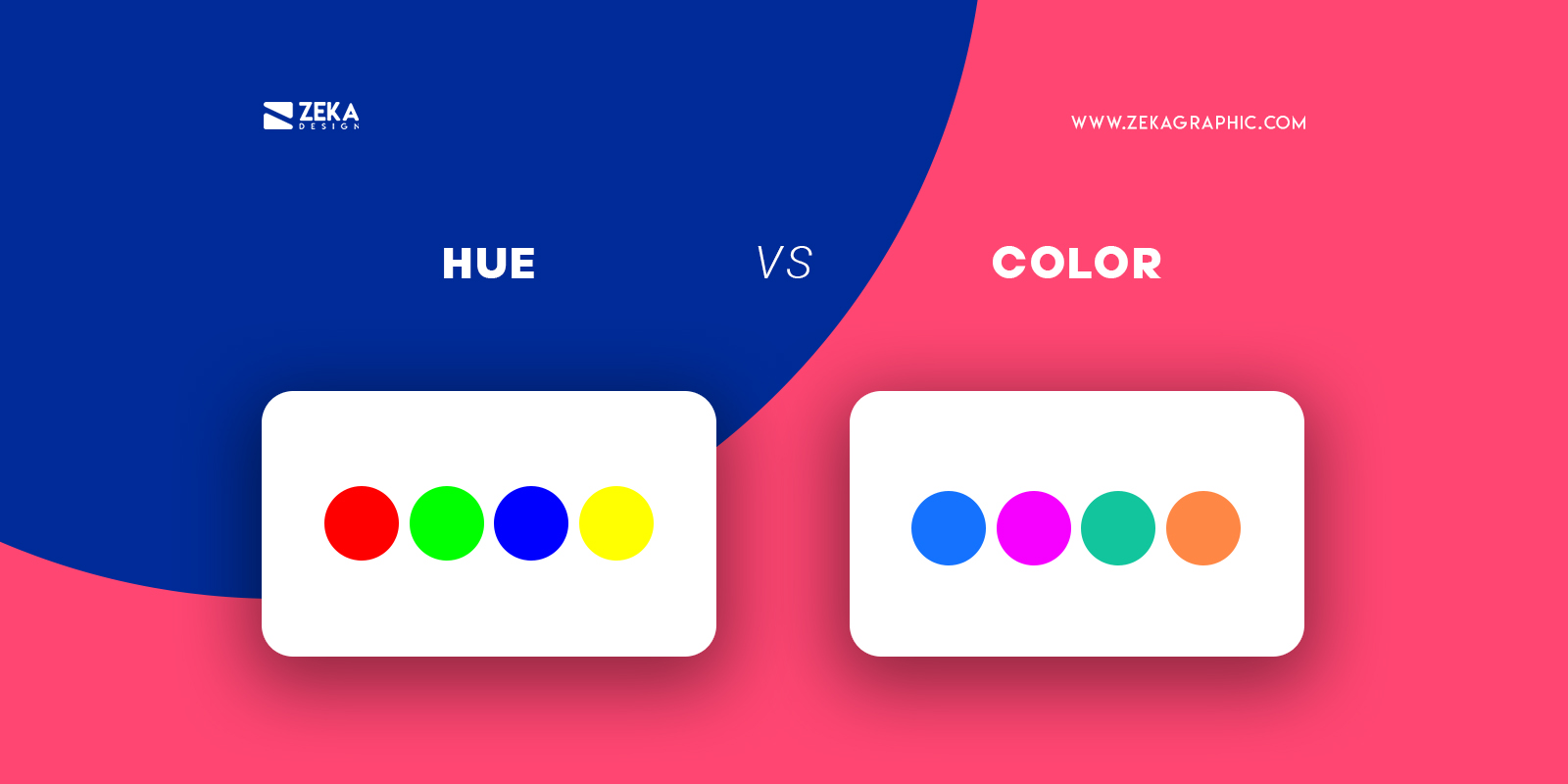 Hue vs Color Graphic Design Terms Explained