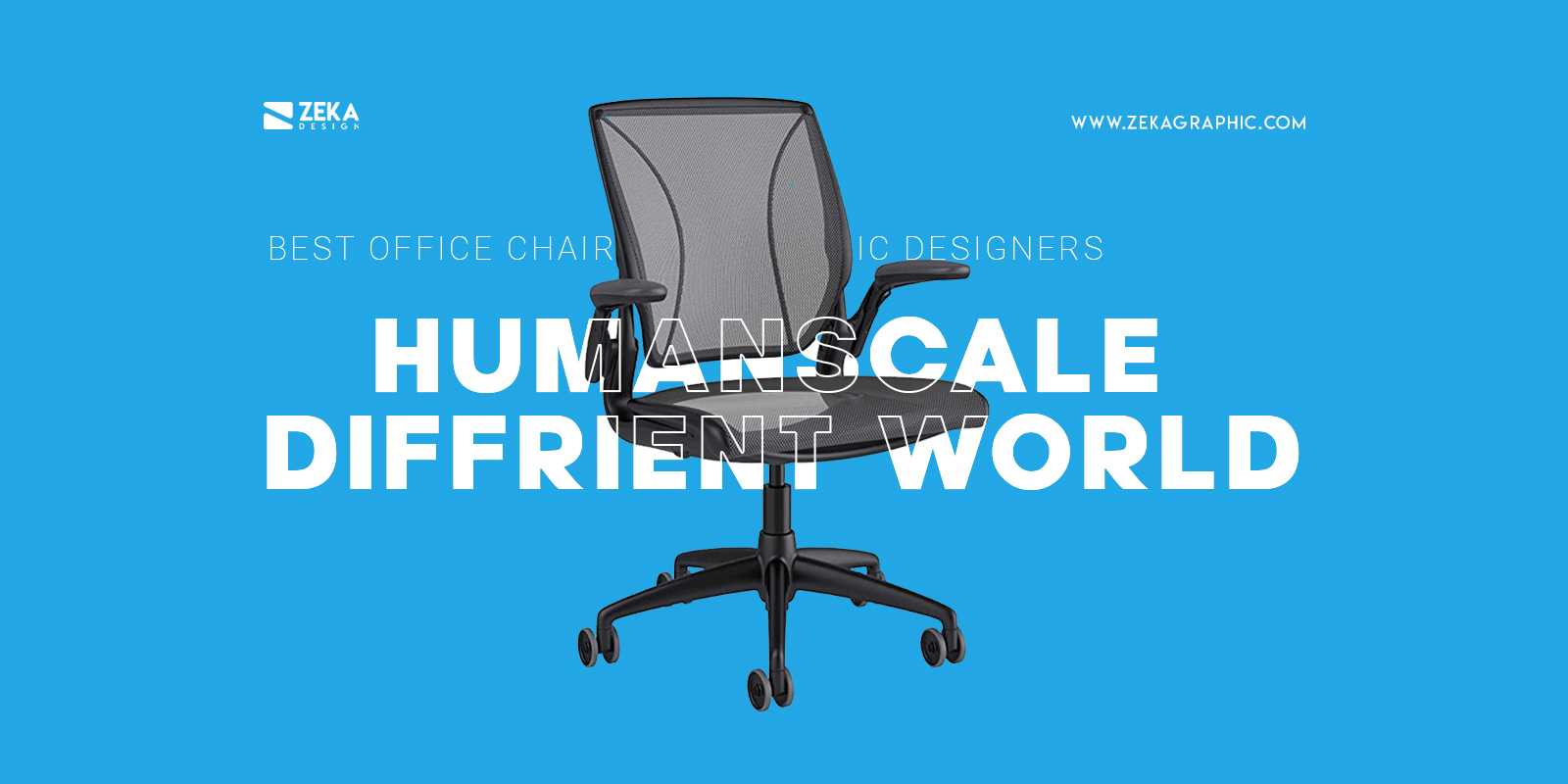 Humanscale Diffrient World Best Office Chair For Small Workspace Graphic Design
