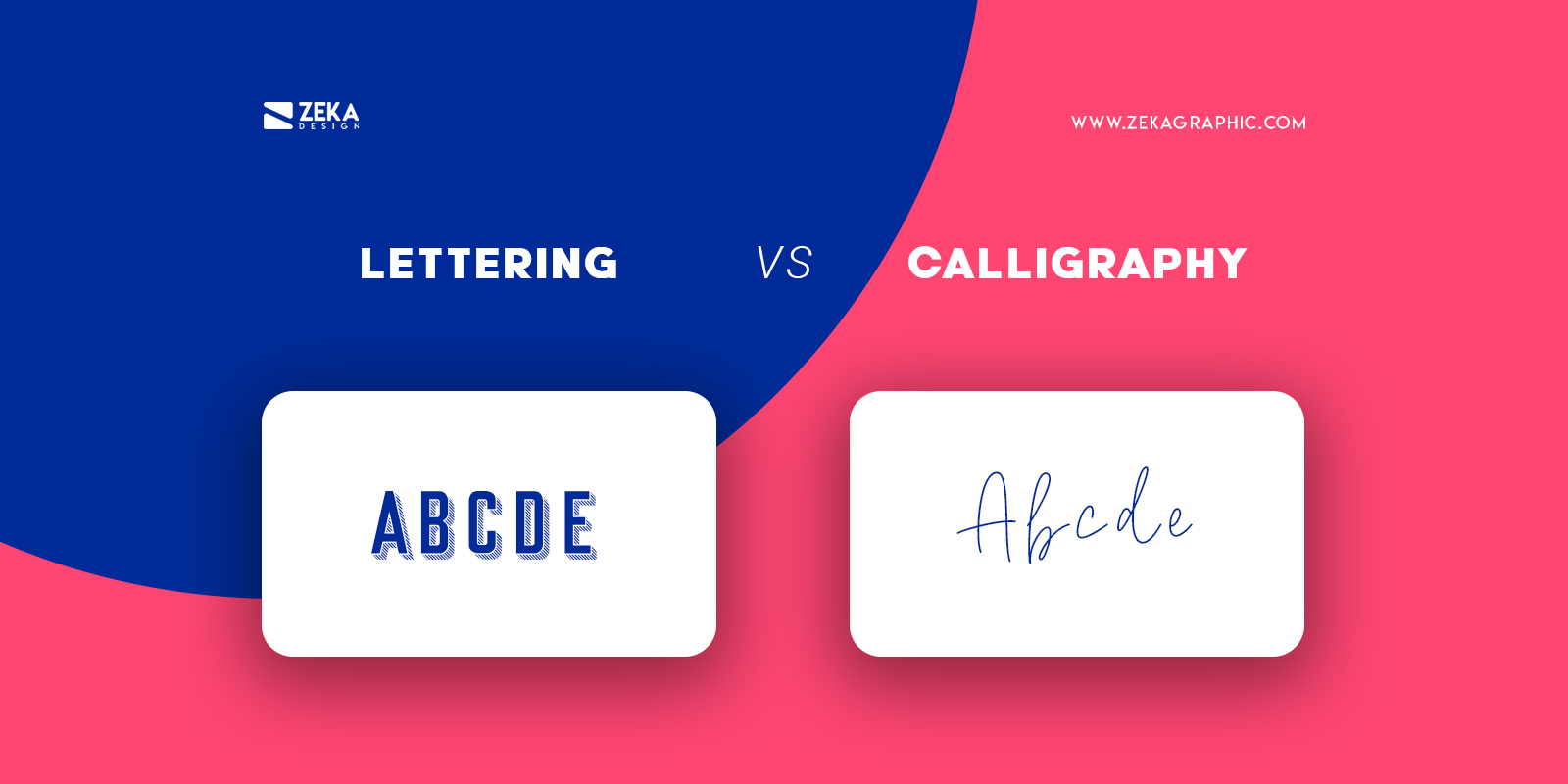 Lettering vs Calligraphy Graphic Design Terms Explained