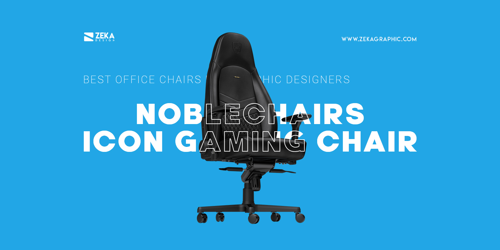 Noblechairs Icon Gaming Chair Best Gaming Office Chair For Graphic Designers