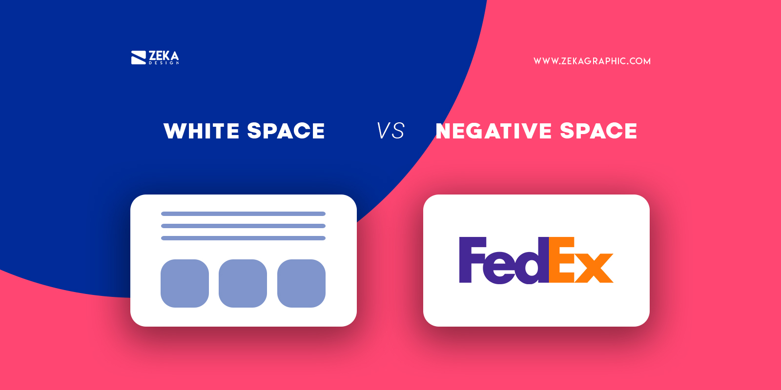 White Space vs Negative Space Graphic Design Terms Explained