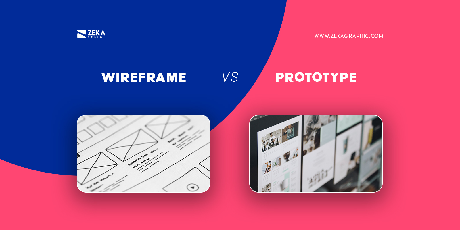 Wireframe vs Prototype Graphic Design Terms Explained