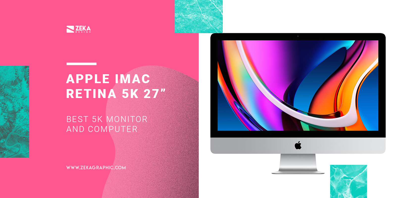 Apple iMac with Retina 5K 27-inch Best 5K Monitor and Computer for designers