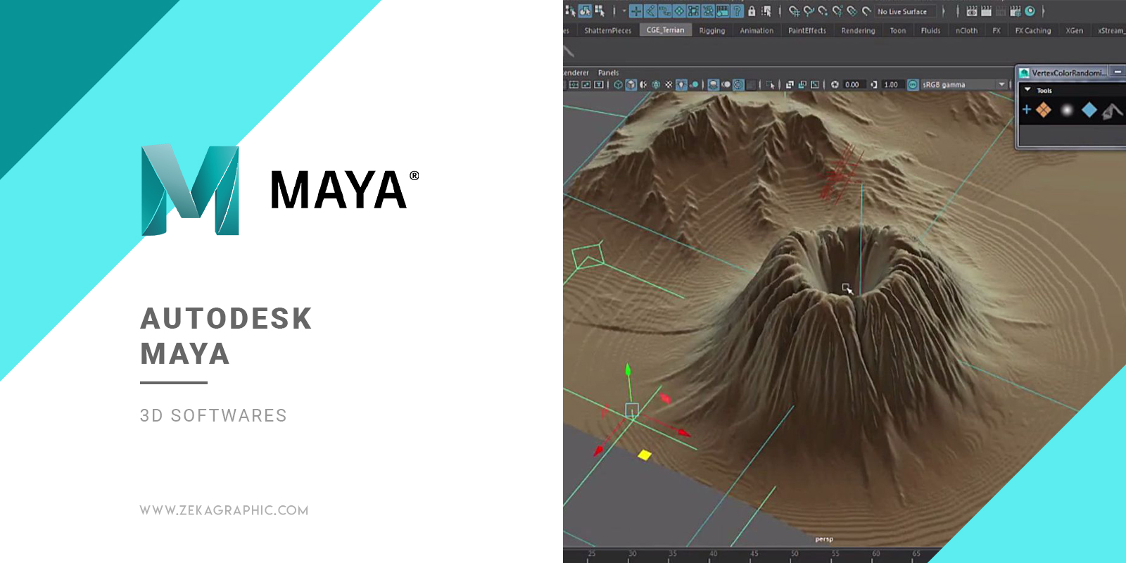 Autodesk Maya 3D Software for Graphic Design