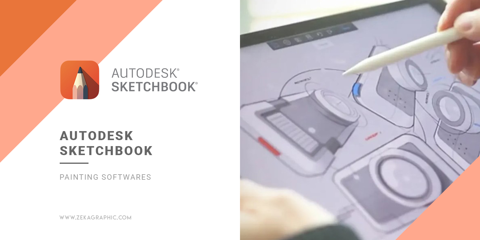 Autodesk SketchBook Best Painting Softwares for Illustrators and Graphic Design