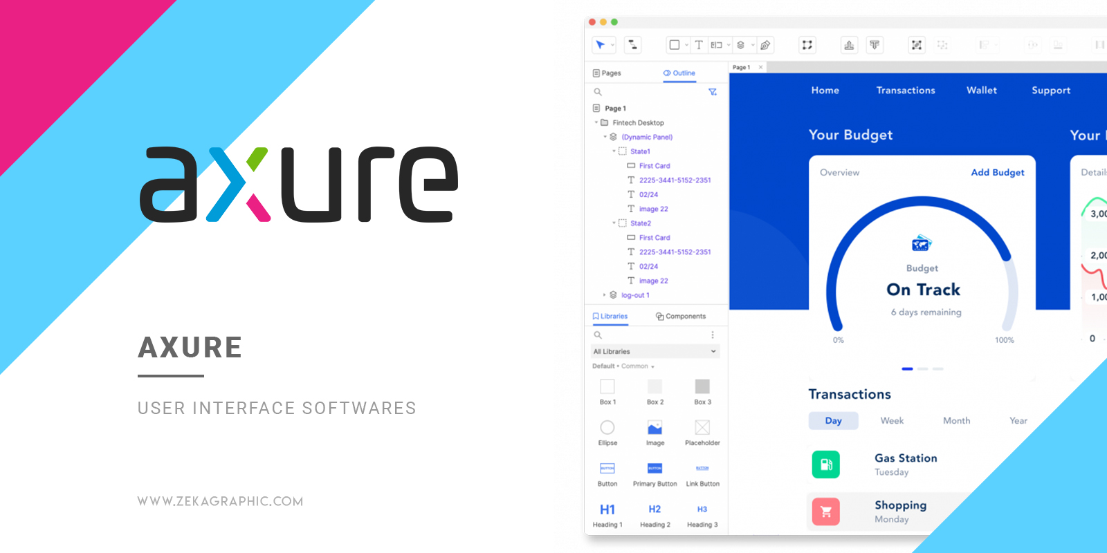 Axure User Interface Software for Graphic Design