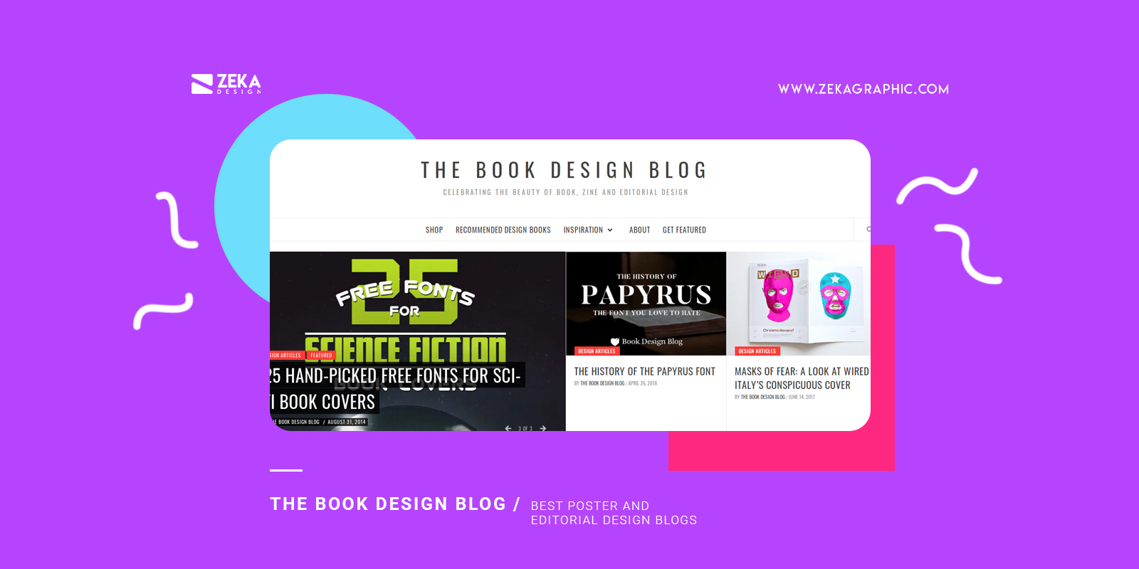 The book design blog Best poster and editorial design blogs