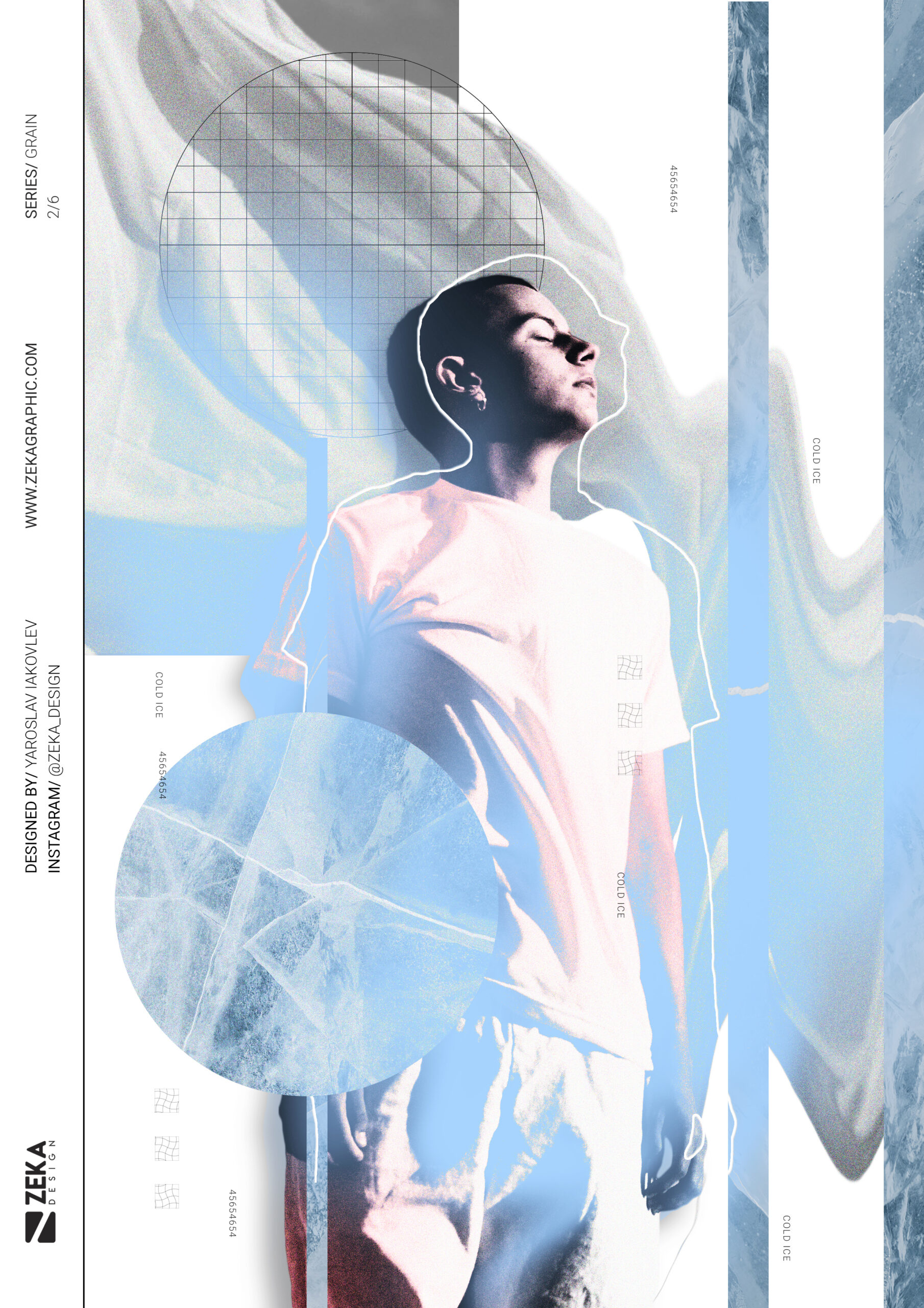 Grain 02 Poster Design by Zeka Design Graphic Design Inspiration