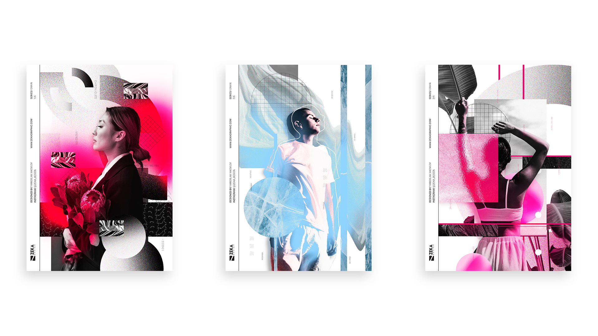 Grain Poster Design Inspiration by Zeka Design 1-3