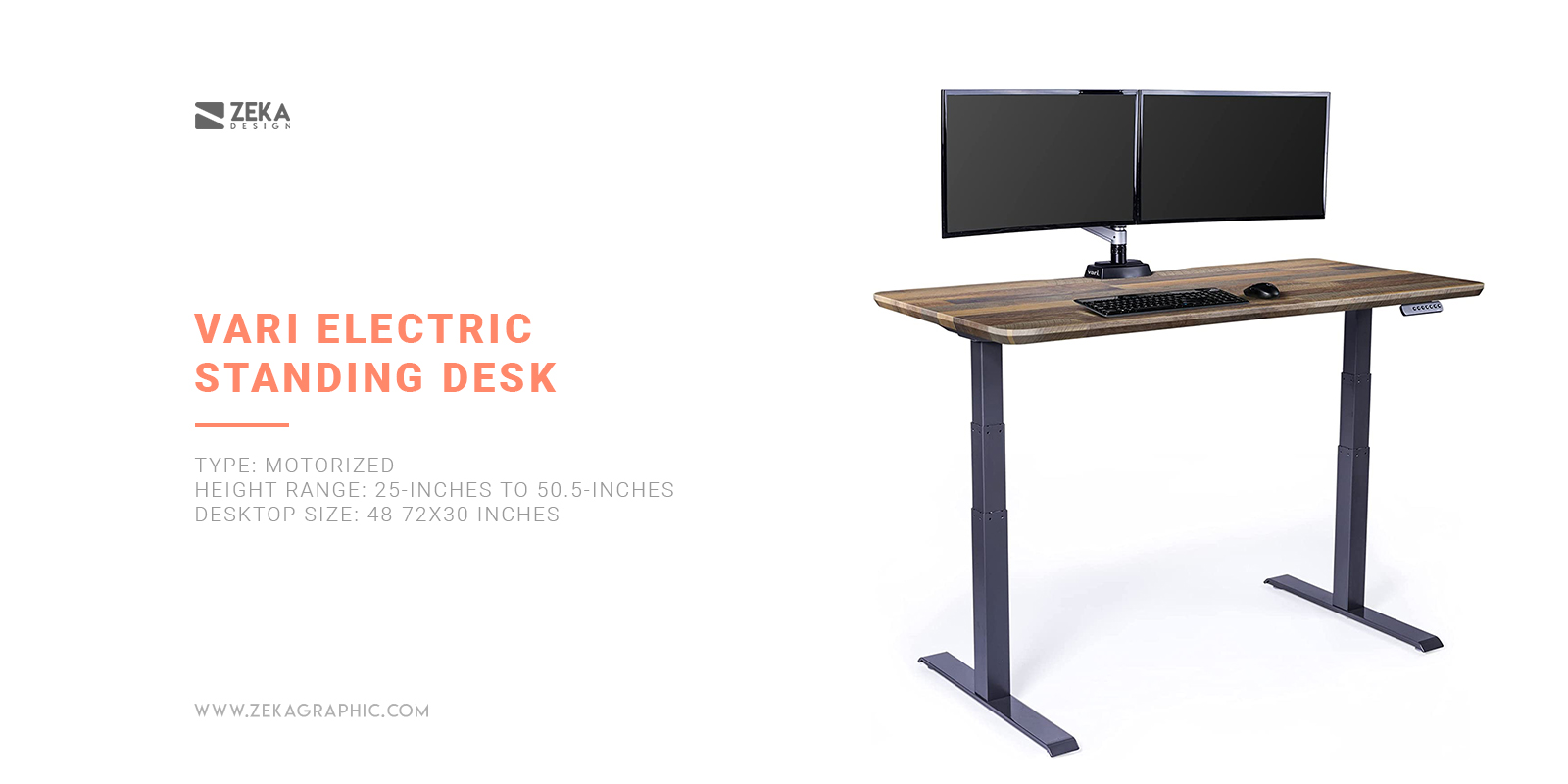 Vari Electric Standing Desk Great Standing Desk Easy To Set Up