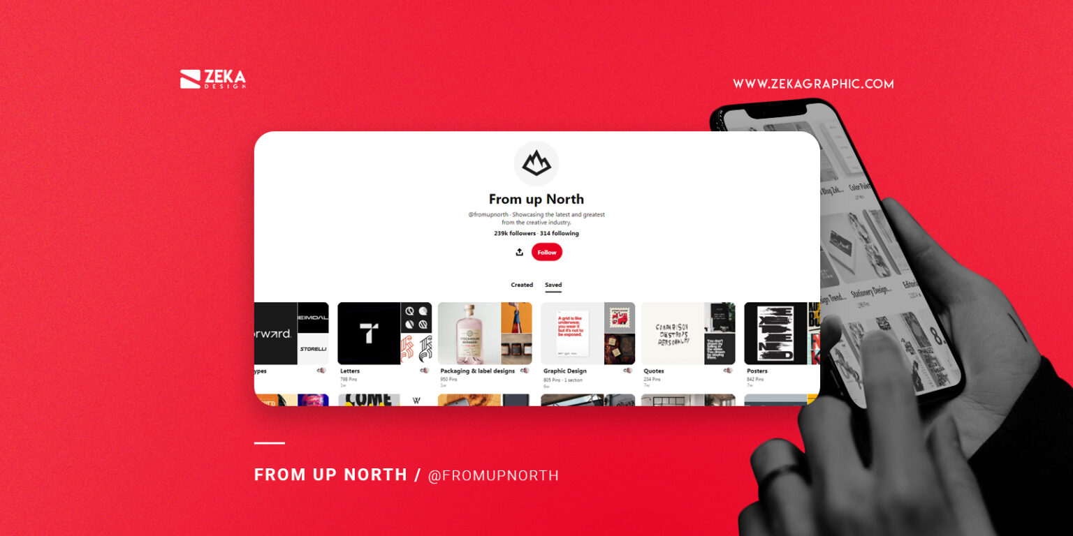 14 Pinterest Accounts To Follow As Graphic Designer - Zeka Design