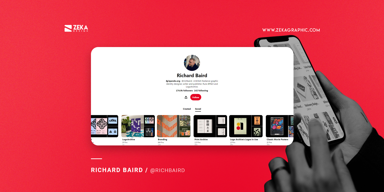 Richard Baird Pinterest Accounts To Follow As Designer