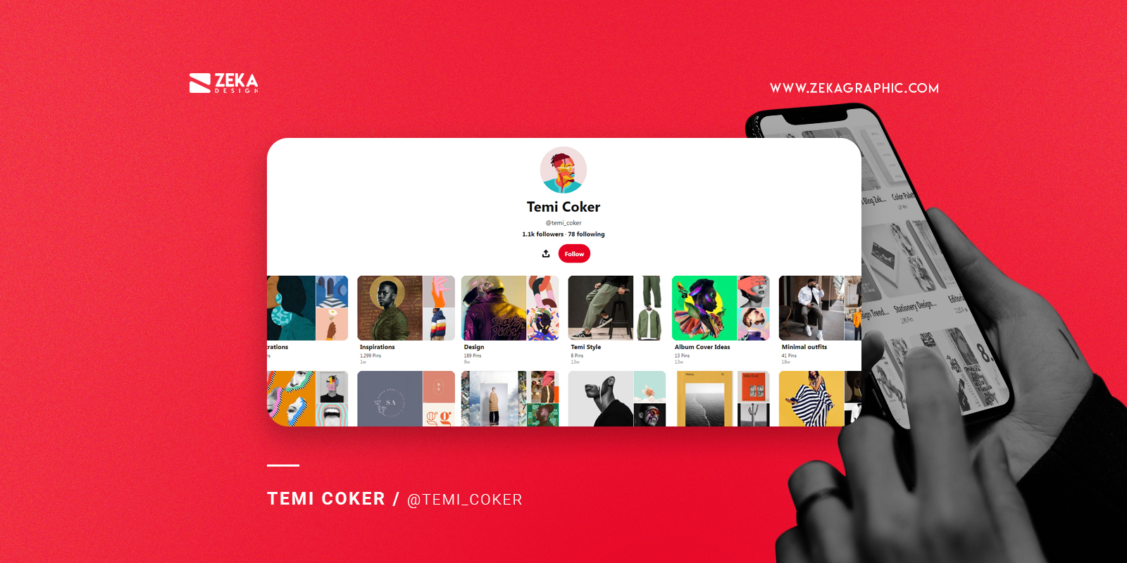 Temi Coker Best Pinterest Accounts To Follow As Graphic Designer