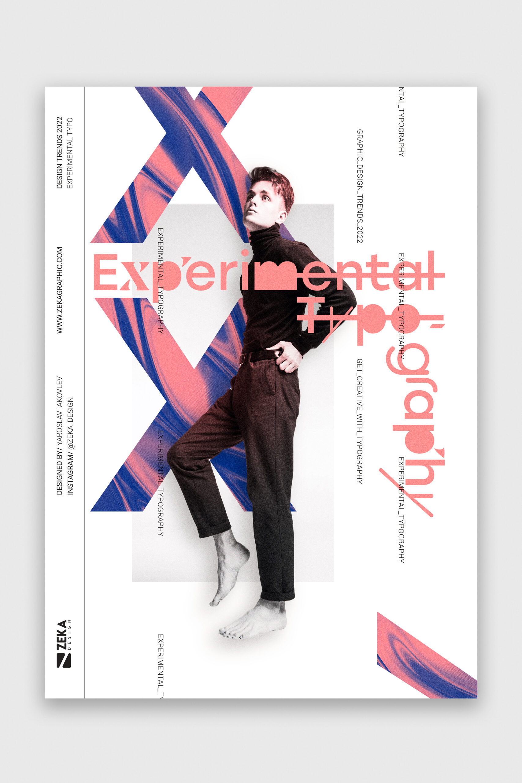 Graphic Design Trends 2022 Experimental Typography