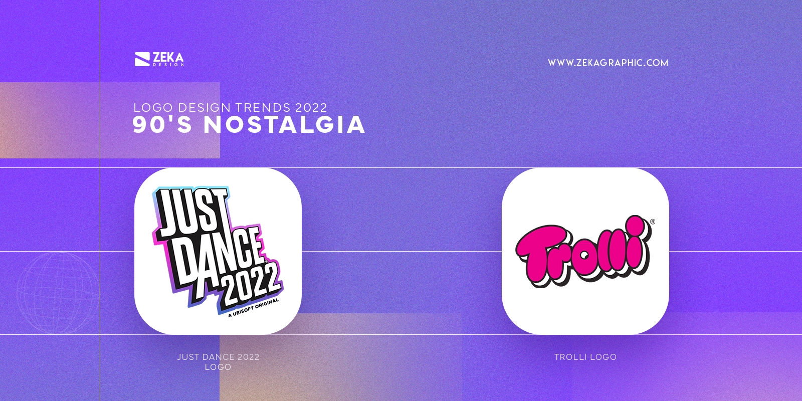 90s Nostalgia Logo Design Trends 2022